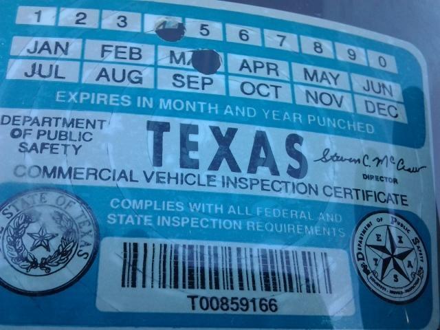TX Inspections are Now Stickerless